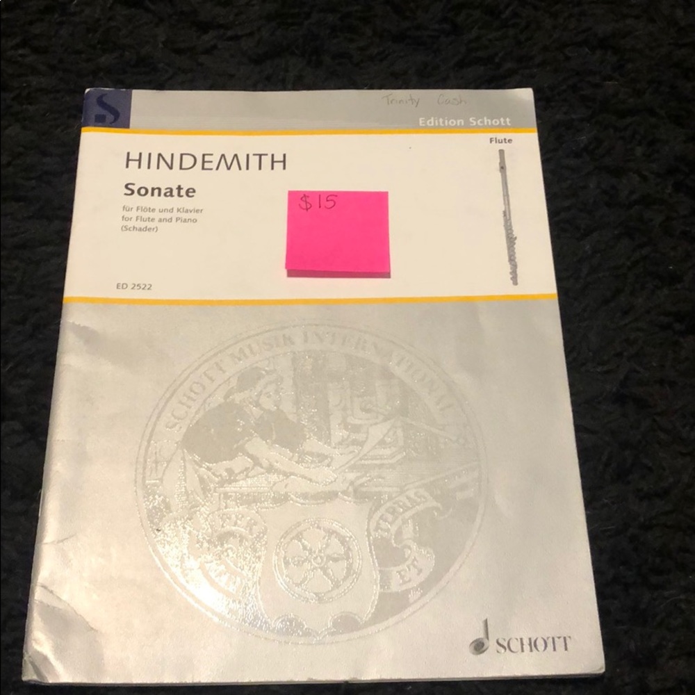 Hindemith sonate for flute and piano